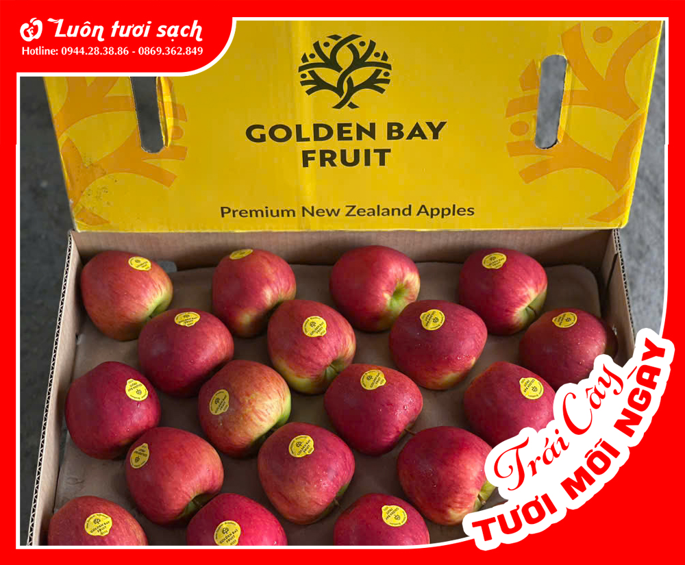 Nguyên Thùng Táo Brea Burn NZ thùng 18kg